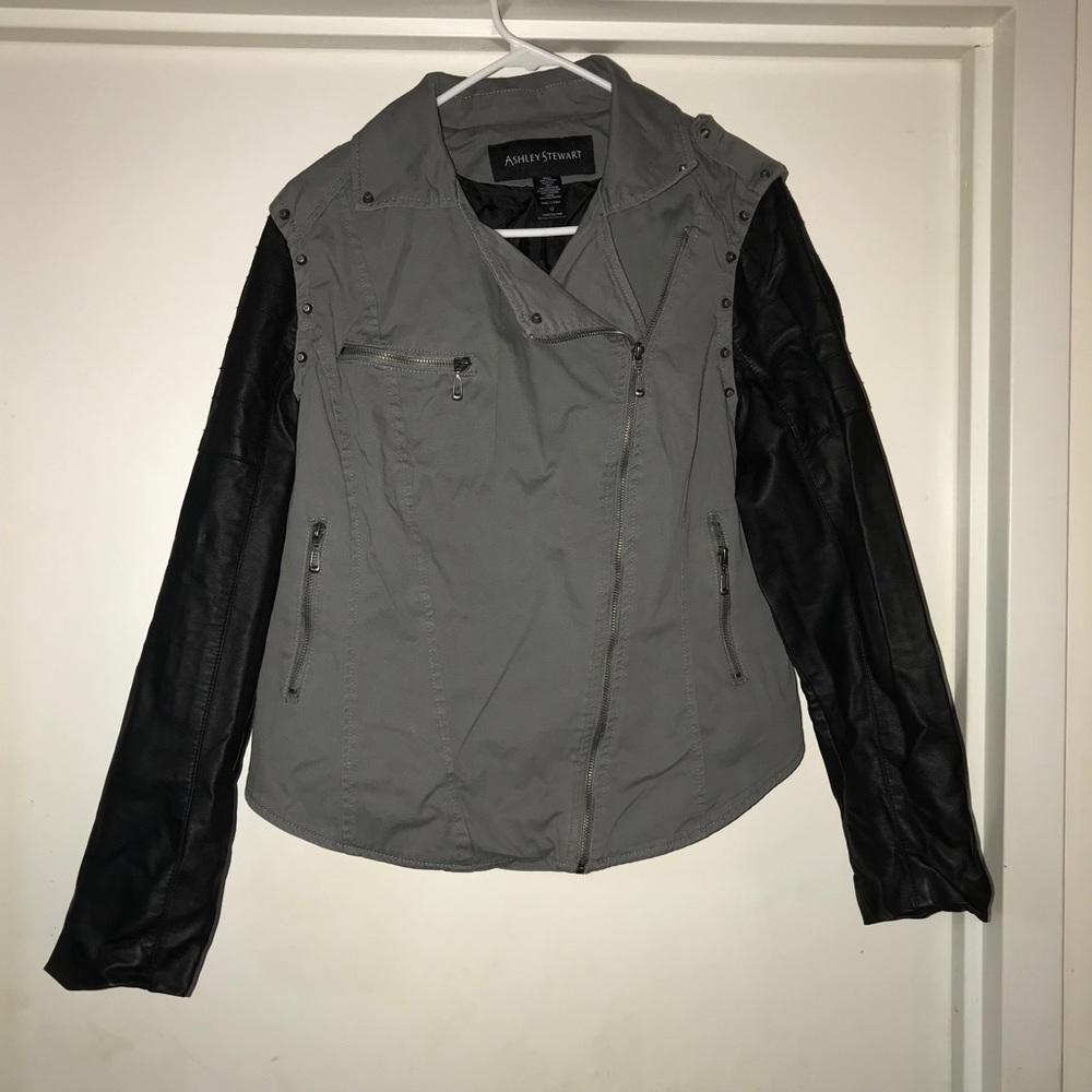 Two toned and textured Jacket